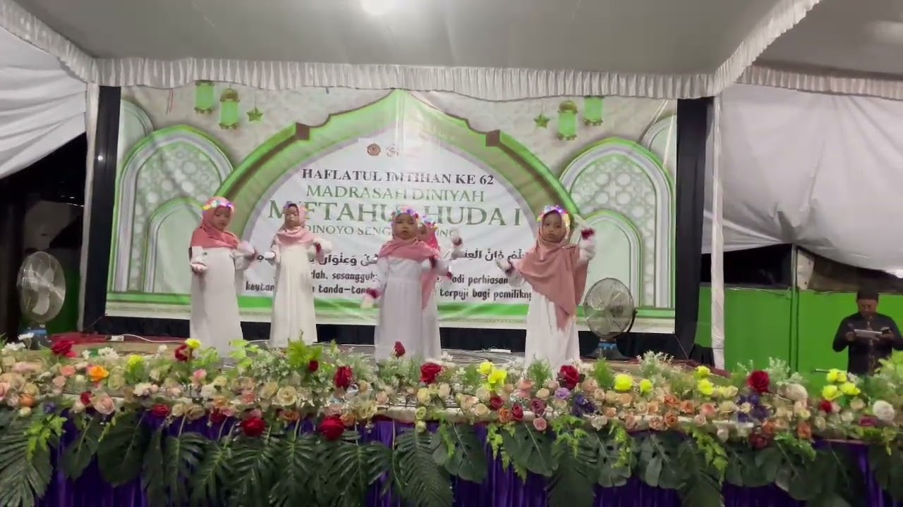 Nari anak ya rosululloh ☺️☺️😘😘tpq Miftahul Huda 1 sengon Purwosari Pasuruan