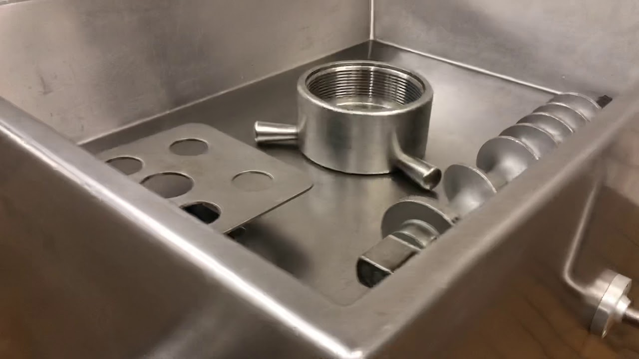 Rex Duker grinder 114 mm full SS for sale from Meat Machines Sweden AB