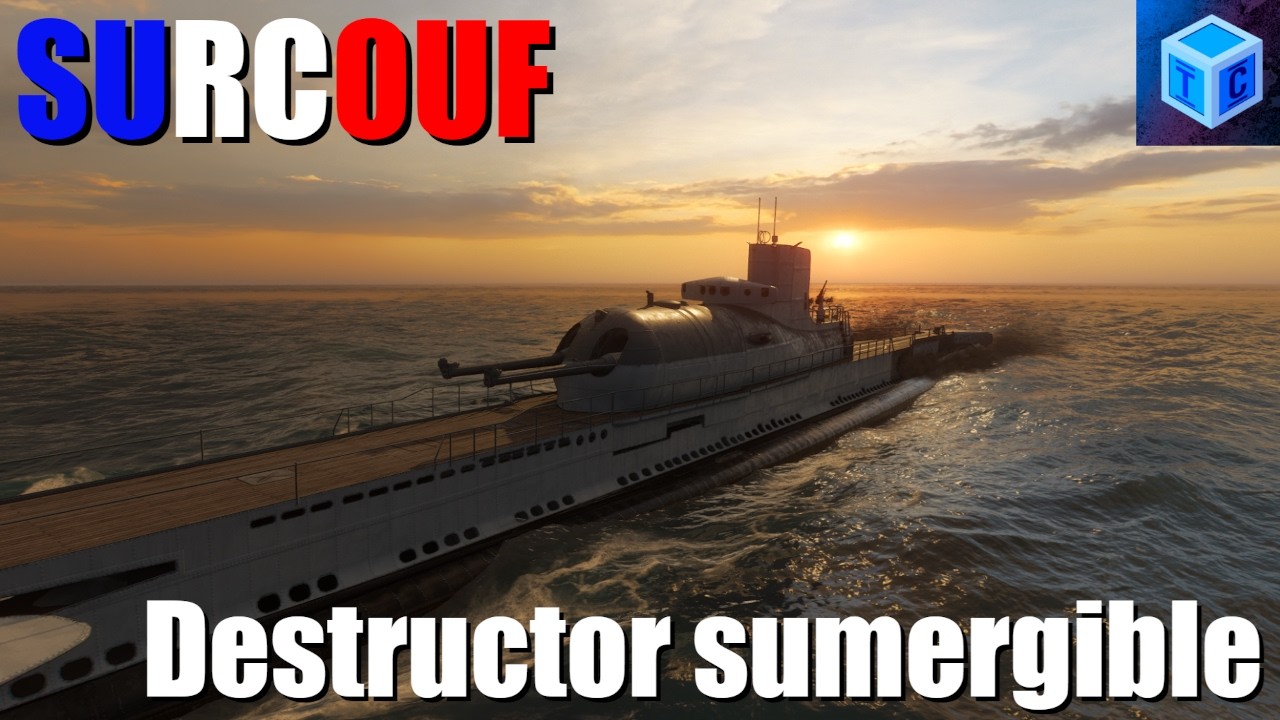 World Of warships Español: Surcouf, el destructor sumergible