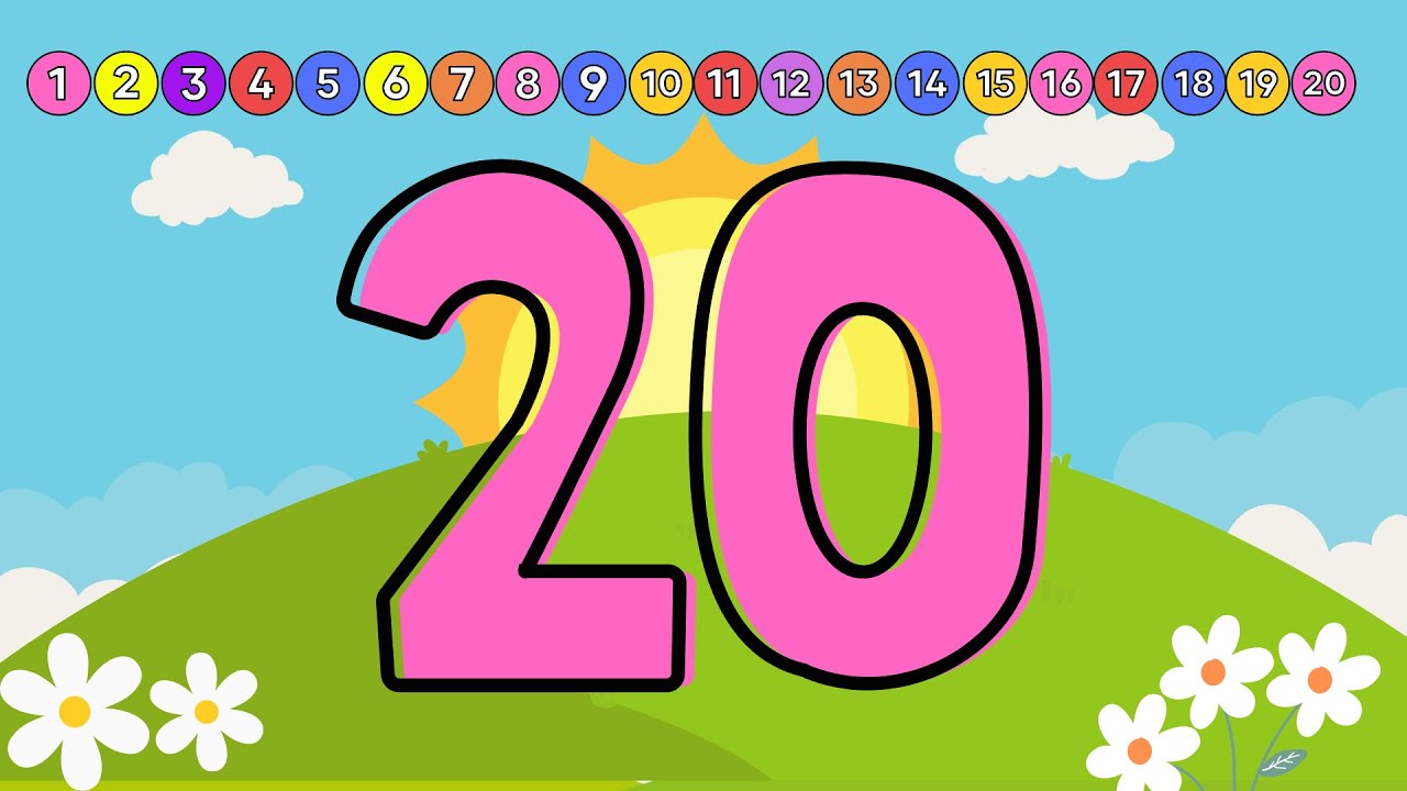 Count And Move | Counting Song for Kids! | Count Down From 20 to 1