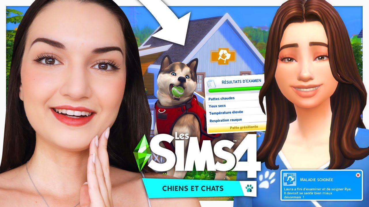 Je deviens VÉTÉRINAIRE (un rêve d'enfance) 🥰 | Sims 4 Chiens et Chats