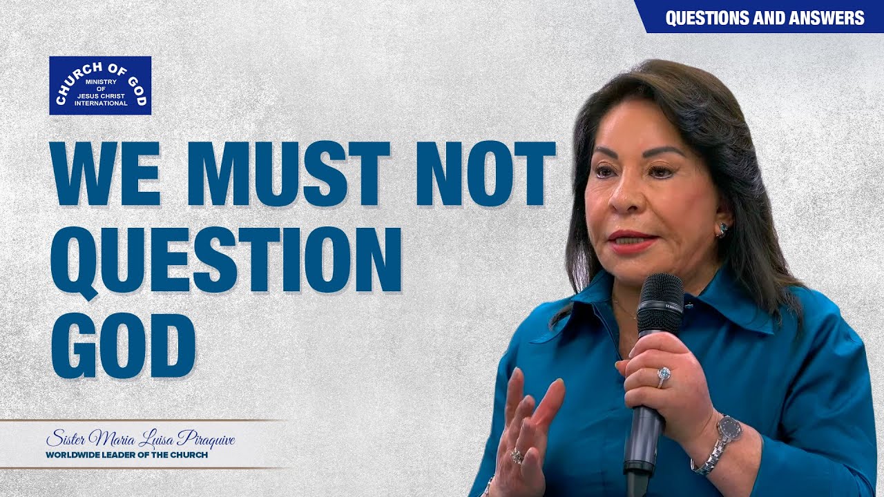 (English) We must not question God - Sr. Maria Luisa Piraquive