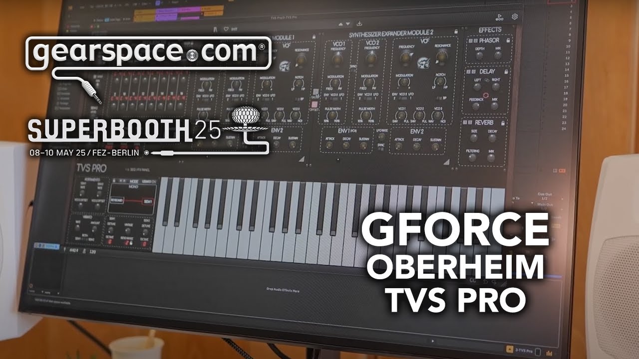 GForce Oberheim TVS Pro - Gearspace @ Superbooth 2025