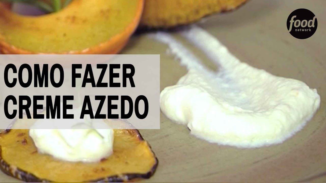 COMO FAZER CREME AZEDO | BIZU