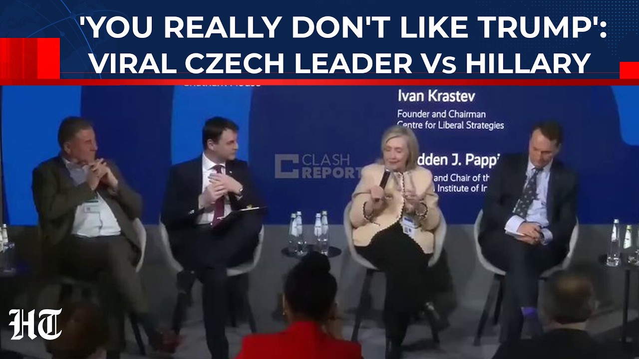 Hillary Unleashed: 'You Really Don't Like Trump' - Clinton Torches Czech Deputy PM In Epic Clash