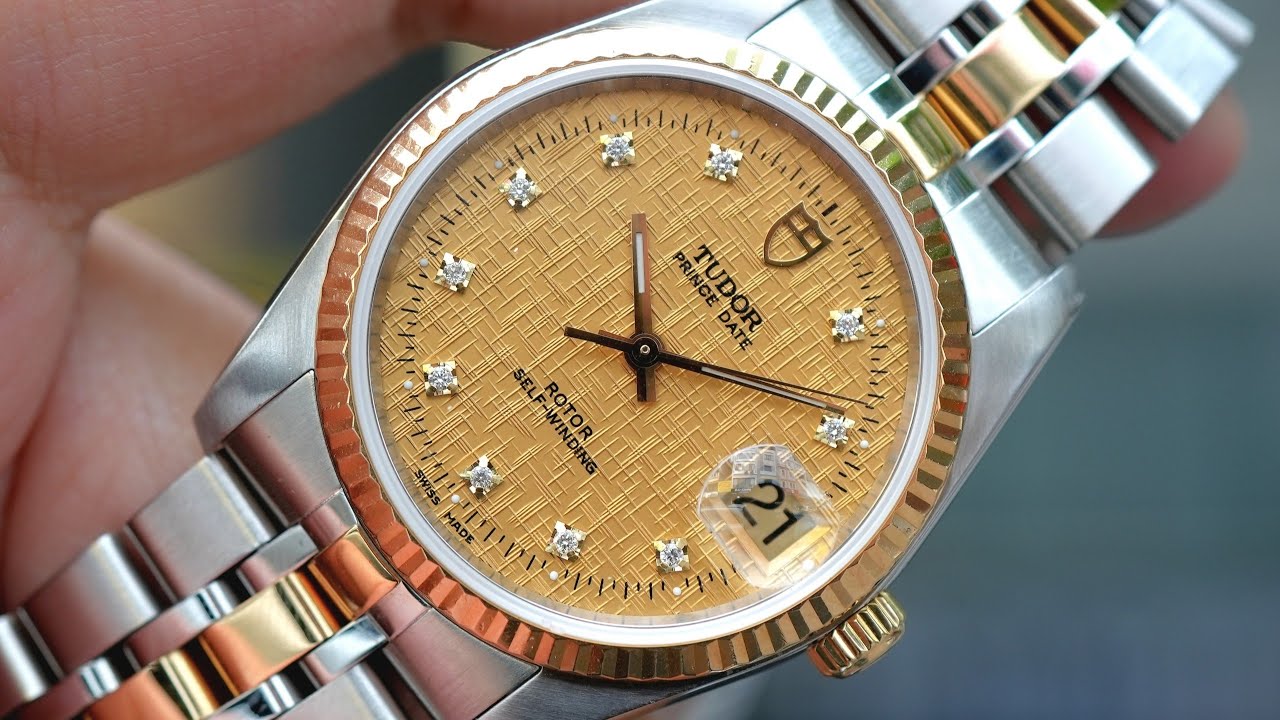 [Hợp lý] Tudor Prince Date Linen Diamond 34mm 74033 | ICS Authentic 0982298881