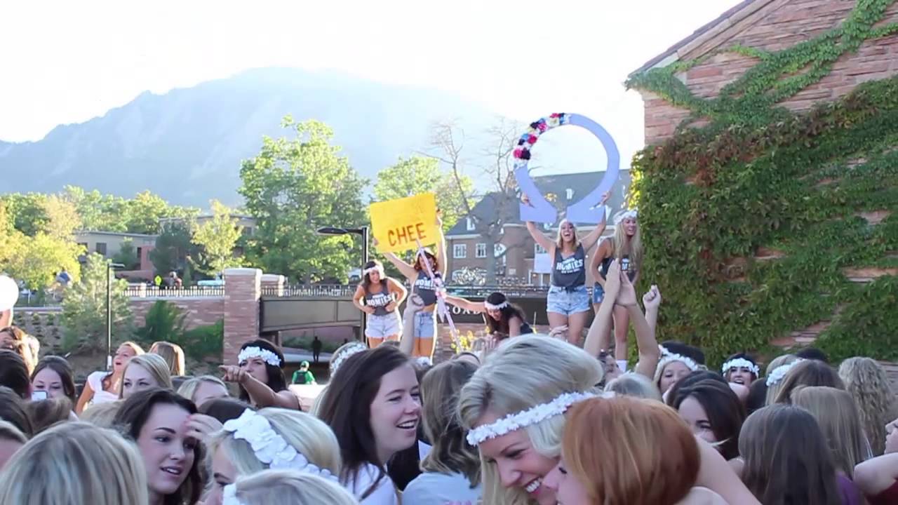You Know: Chi Omega CU Boulder Bid Day 2013