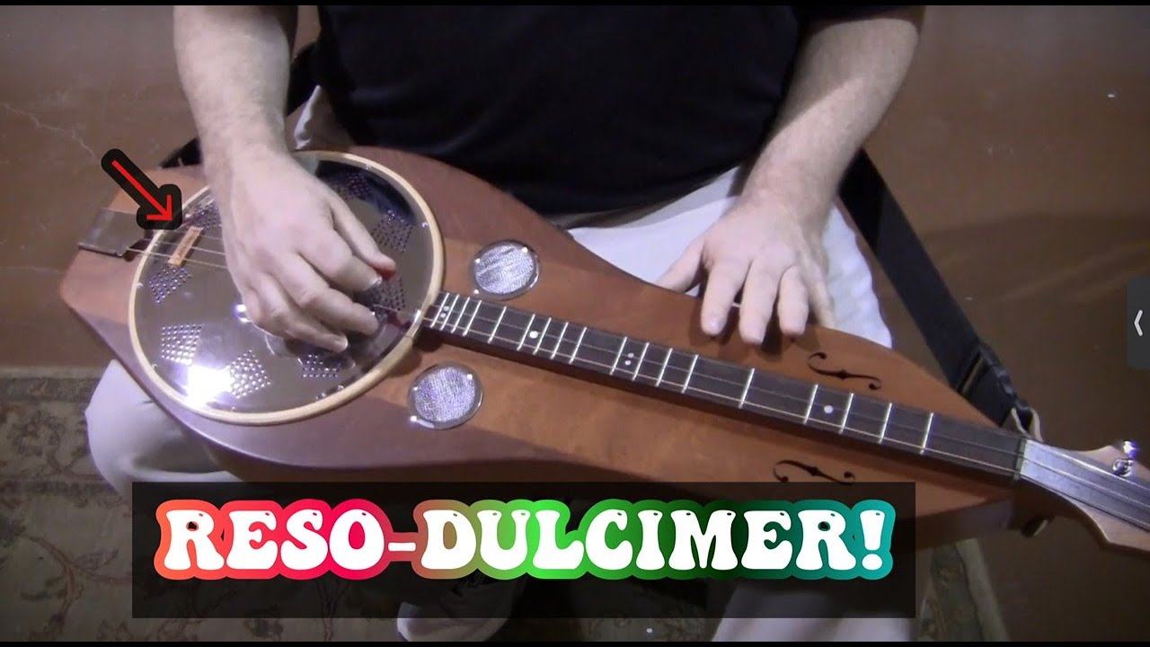 Folkcraft® Instruments Resonator Dulcimer | All Mahogany | Super Fun