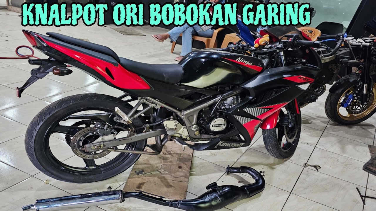 BOBOK KNALPOT NINJA 2 TAK SUARA GARING NGECRING GEMERINCING BY SKR RACING EXHAUST
