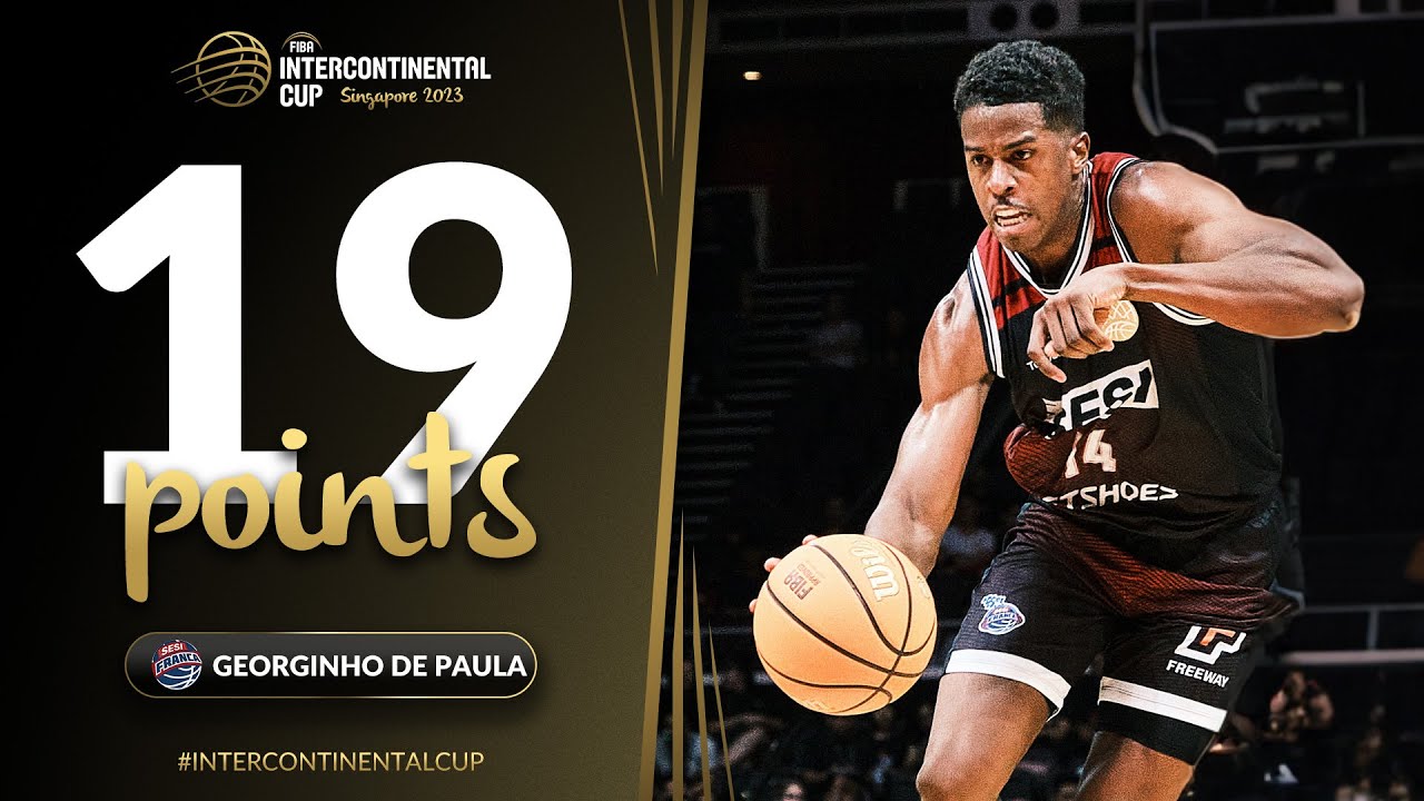 Georginho De Paula (19 PTS)|Player Of The Game|IGNI vs FCA| FIBA Intercontinental Cup Singapore 2023