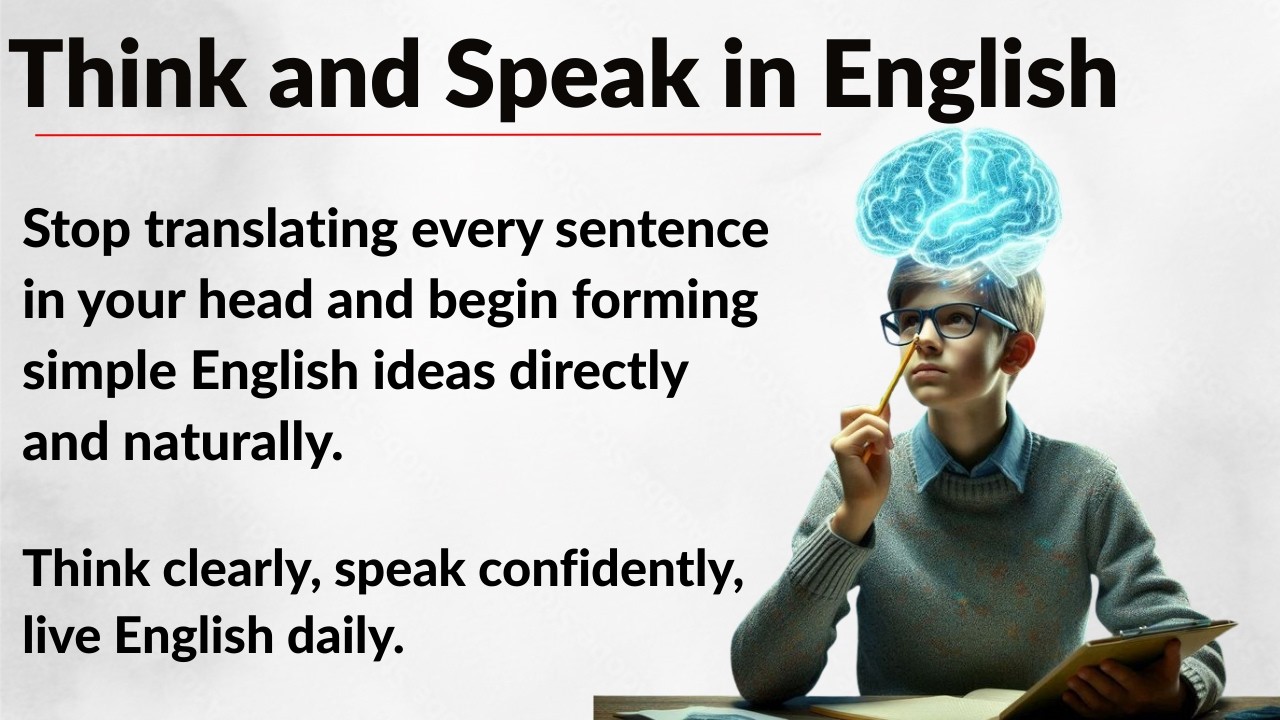 Think and Speak in English || Graded Reader || Powerful Tips to Improve Speaking Skills