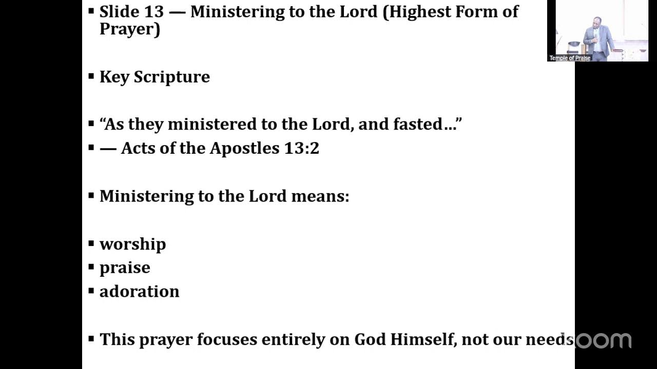 MAKING KINGDOM IMPACT THROUGH PRAYER AND FASTING- PST SAM BOATENG