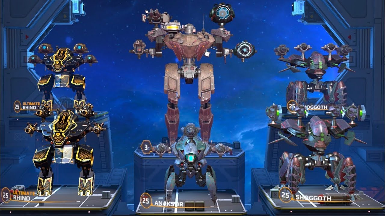 WR TEST SERVER GAMEPLAY : NEW ROBOTS (Shoggoth / ULTIMATE Rhino) AND THEIR WEAPONS ! 