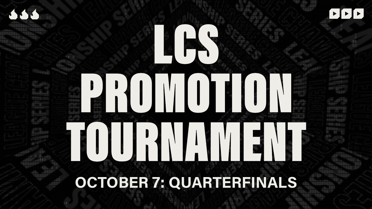 Turniej Promocyjny LCS | DSG kontra MU | Ćwierćfinały | Bo5