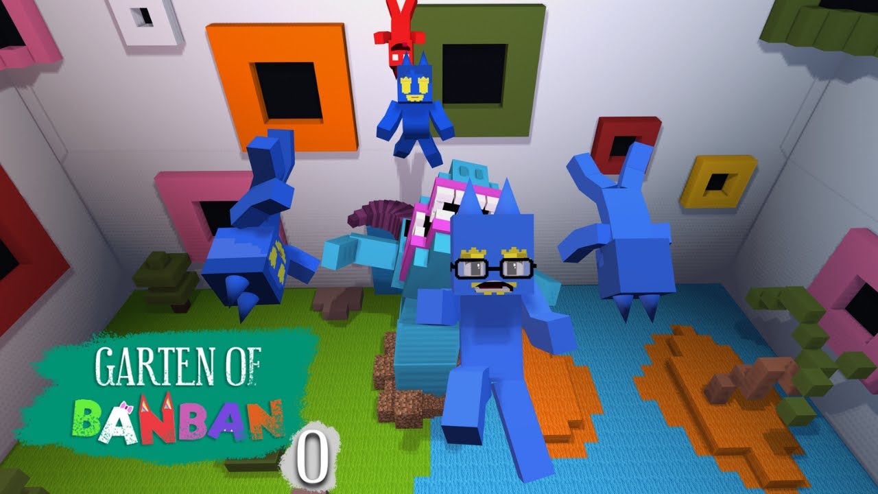 Animasi Garten Of Banban 0 (Aci, MiawAug, Windah & Windia Nata)