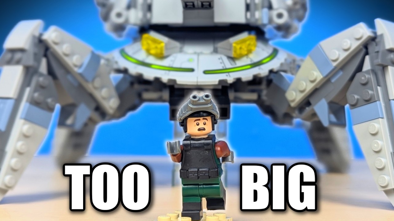 Building The BIGGEST LEGO Sci-Fi Mech I've Ever attempted!
