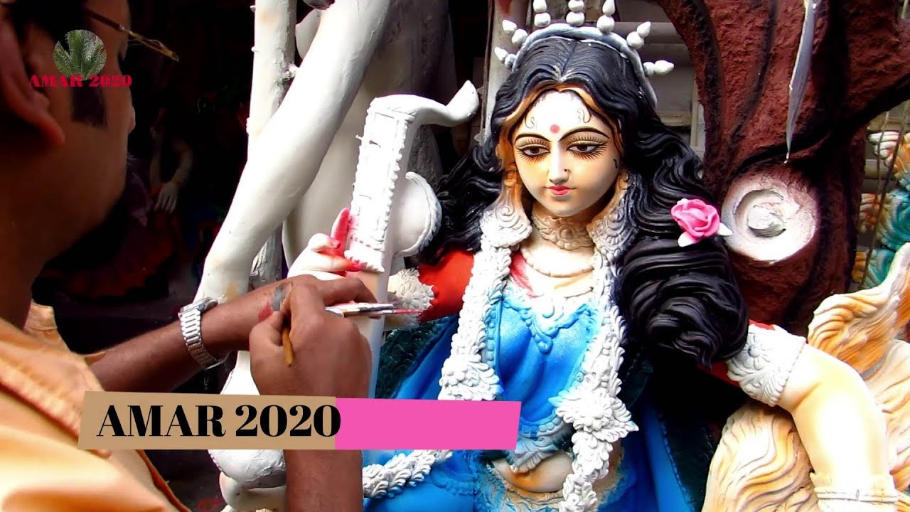 KUMORTULI VISIT BEFORE SARASWATI PUJA | IDOL MAKING PROGRESS 4TH FEB 2019 VISIT PART 3