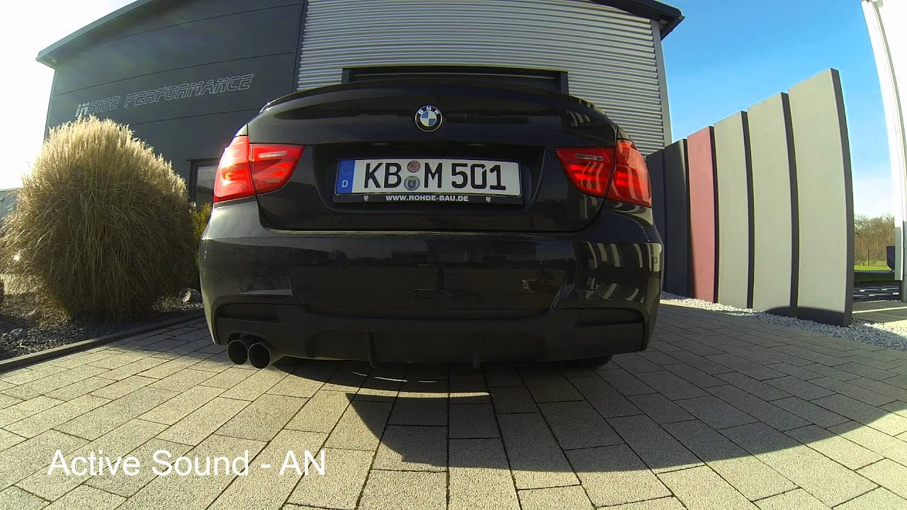 Power-Sound mit Active-Sound von insidePerformance für alle BMW Diesel Modelle - hier: 318d E90