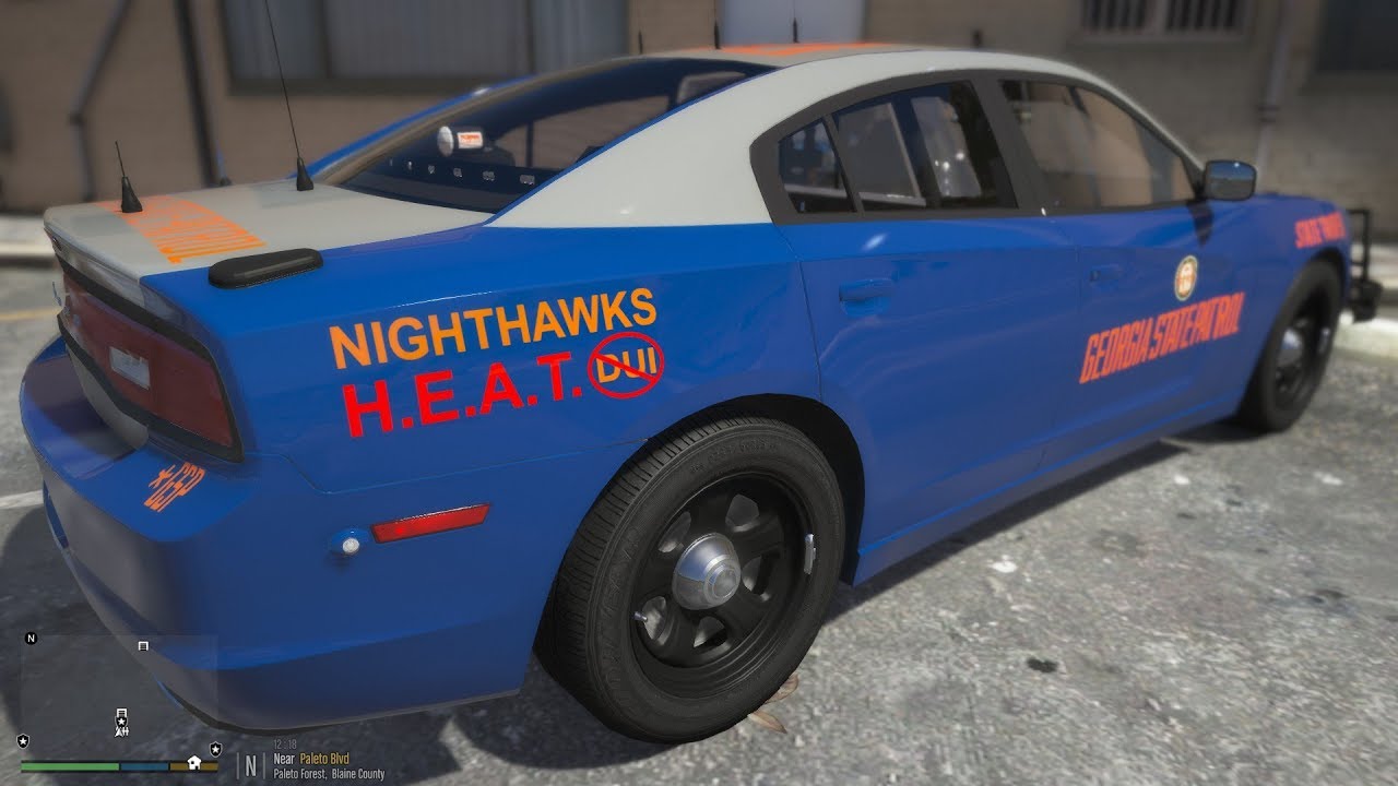 GTA 5 Live PD - Georgia State Patrol - H.E.A.T - Foggy Night Patrol - LSPDFR Roleplay