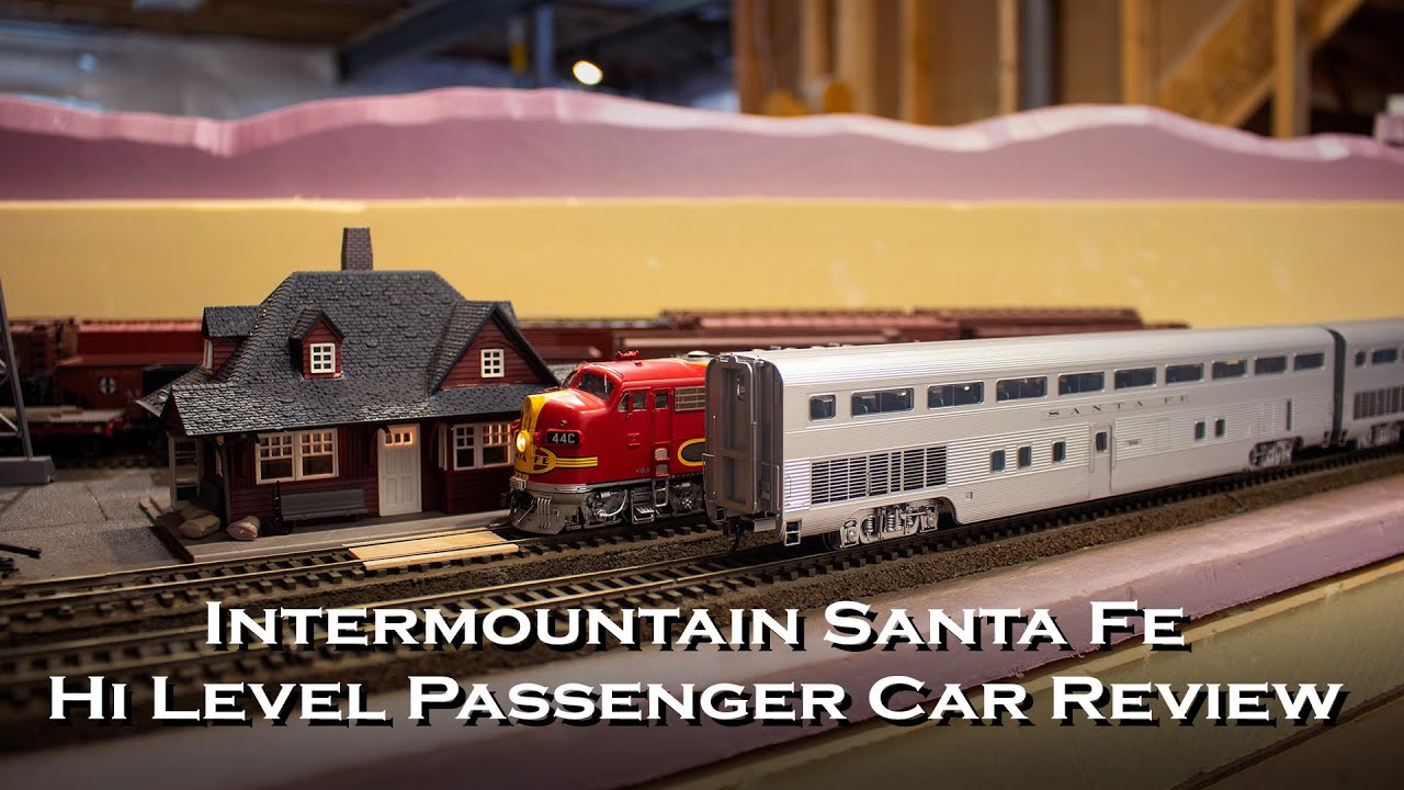 Intermountain / TSP HO Santa Fe Hi Liner El Capitan Passenger Cars Review (Train Station Products)