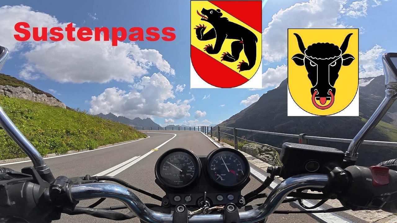 Sustenpass Motorradfahrt | POV Honda NTV 650 mit Original Sound