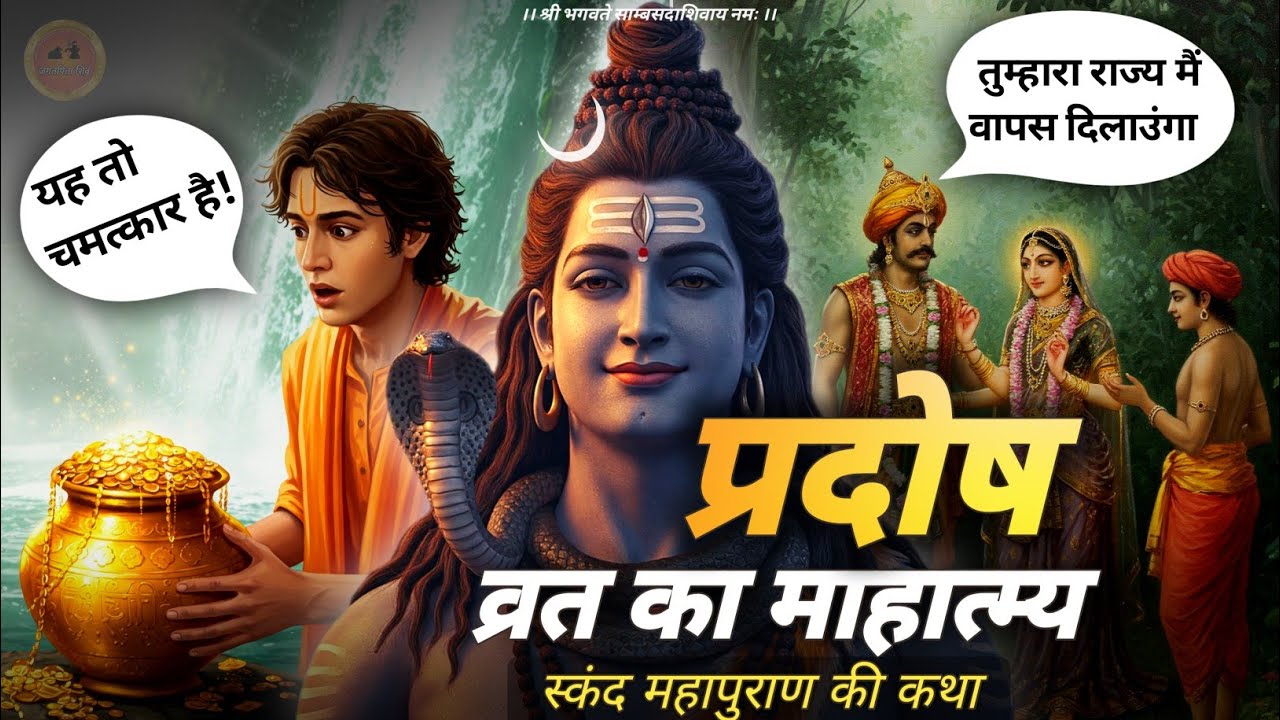 pradosh vrat ki mahima 🔱 | प्रदोष व्रत की अद्भुत कथा #jagatpitashiv #skandpuran #pradosh