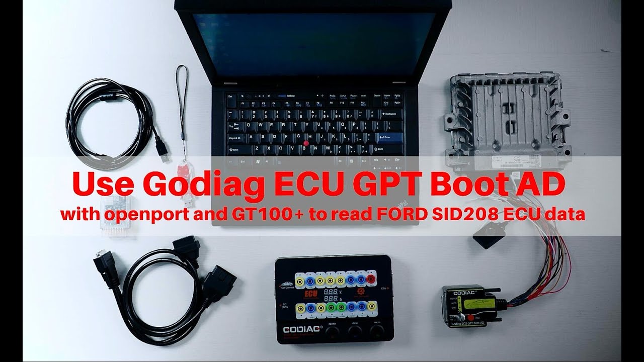 Openport Godiag ECU Adapter and GT100+ Read Ford SID208 ECU OBDII365