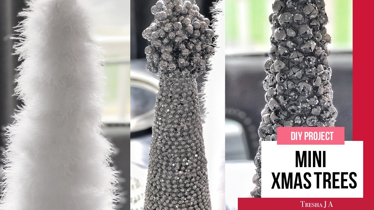 DIY Mini Christmas Trees - Holiday Decor