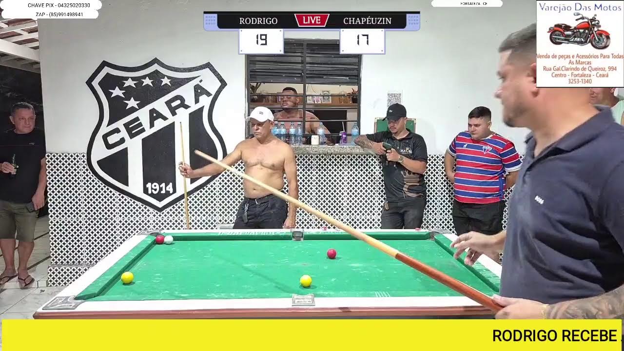 AO VIVO - RODRIGO VS CHAPÉUZIN