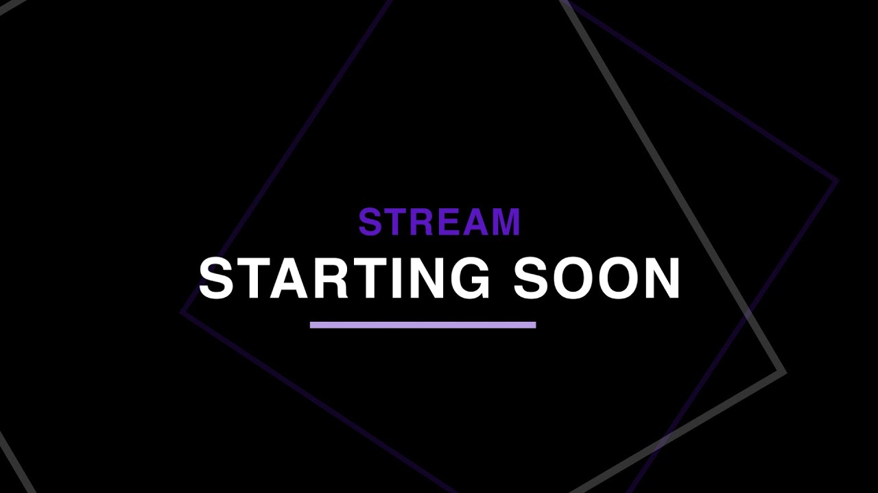 FREE Stream Starting Soon Screen // NO COPYRIGHT