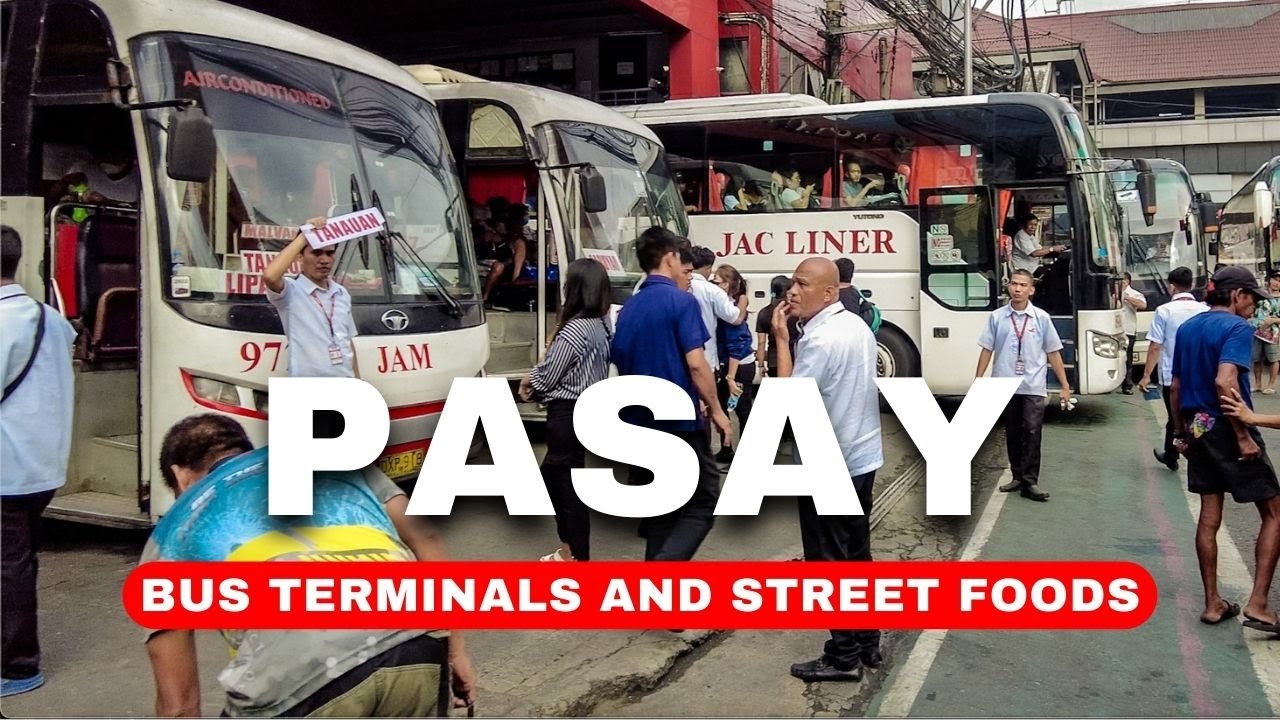 [4K] Top BUS Terminals in Pasay City | Christmas Season Walk Tour 2023