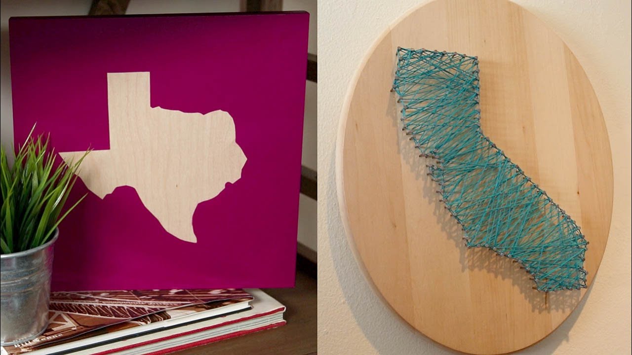 DIY State Wall Art | Glam It Yourself