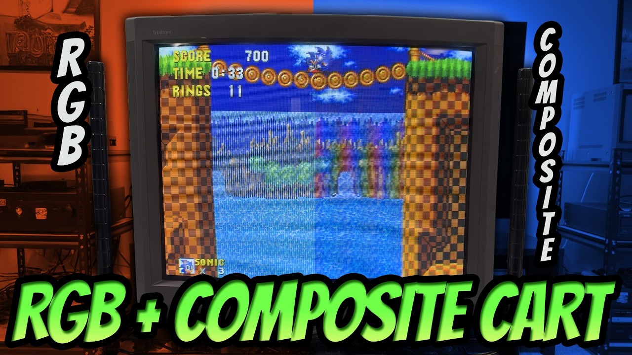 RGB + Composite CRT “Retro Cart” Setup