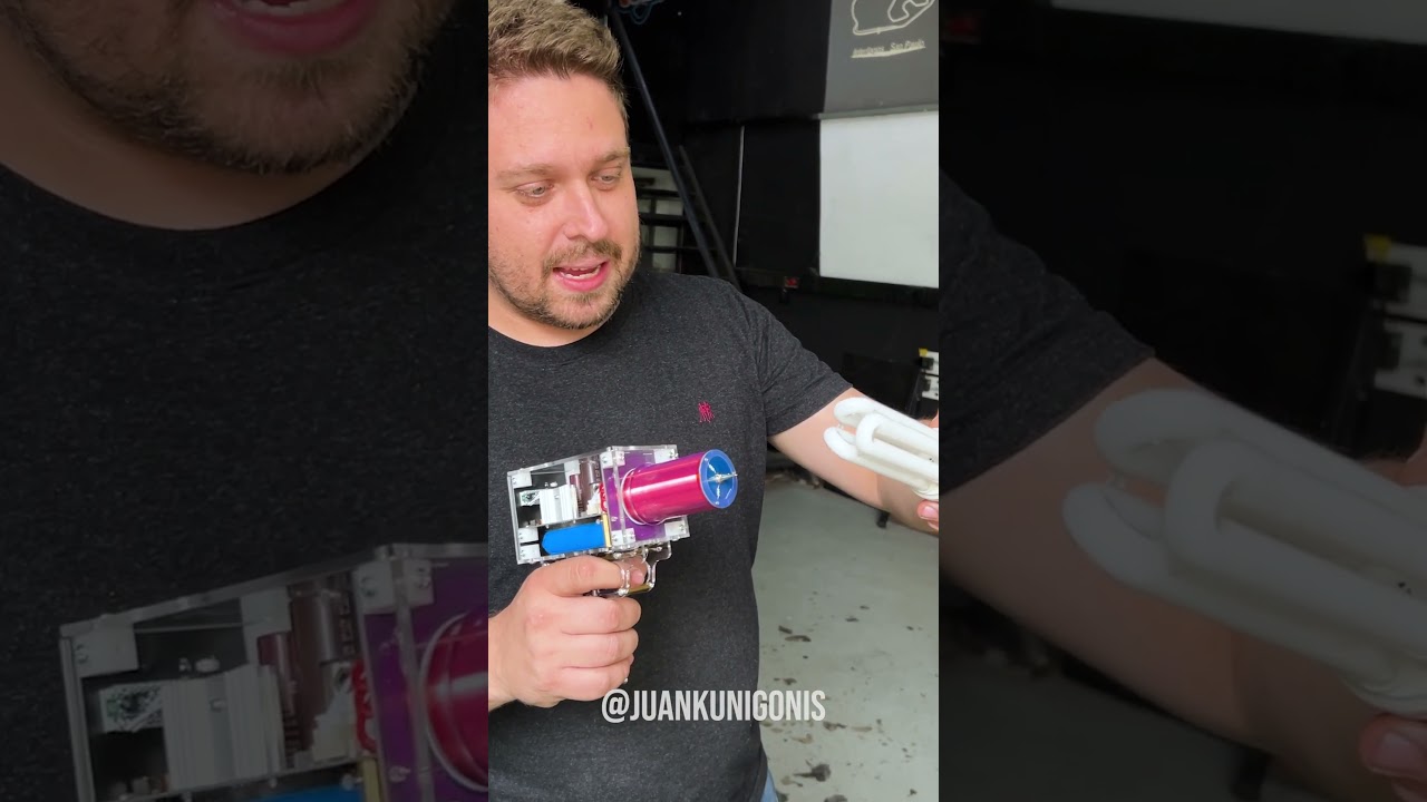 INACREDIT&Aacute;VEL, Pistola de Raios que funciona de verdade, parece coisa de cinema.⚡️🔫 (# 40)