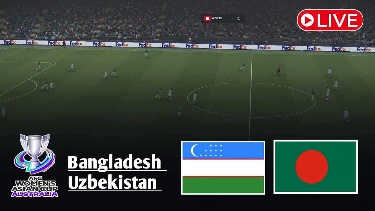 LIVE: Bangladesh vs Uzbekistan Women | AFC Women's Asian Cup 2026 | Watch efootball Gameplay