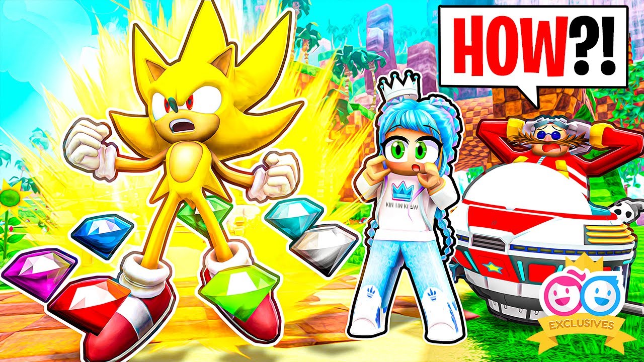 We Unlocked Super Sonic, Super Tails and Super Knuckles To Defeat Doctor Eggman! (Roblox Sonic)