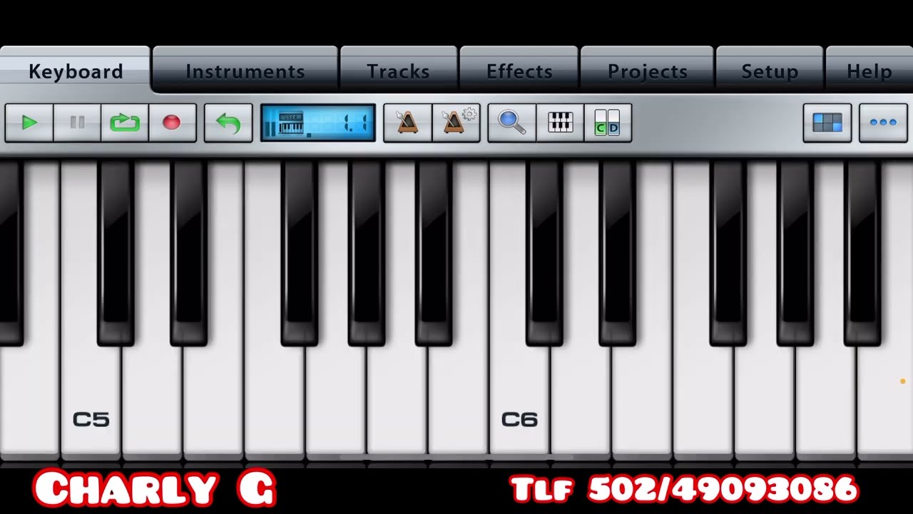 Bancos de sonido en music studio // Charly piano