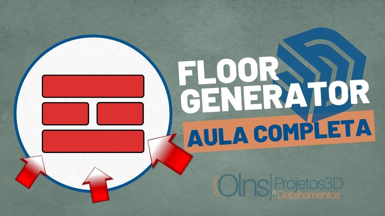 PLUGIN - FLOOR GENERATOR PARA SKETCHUP - AULA COMPLETA