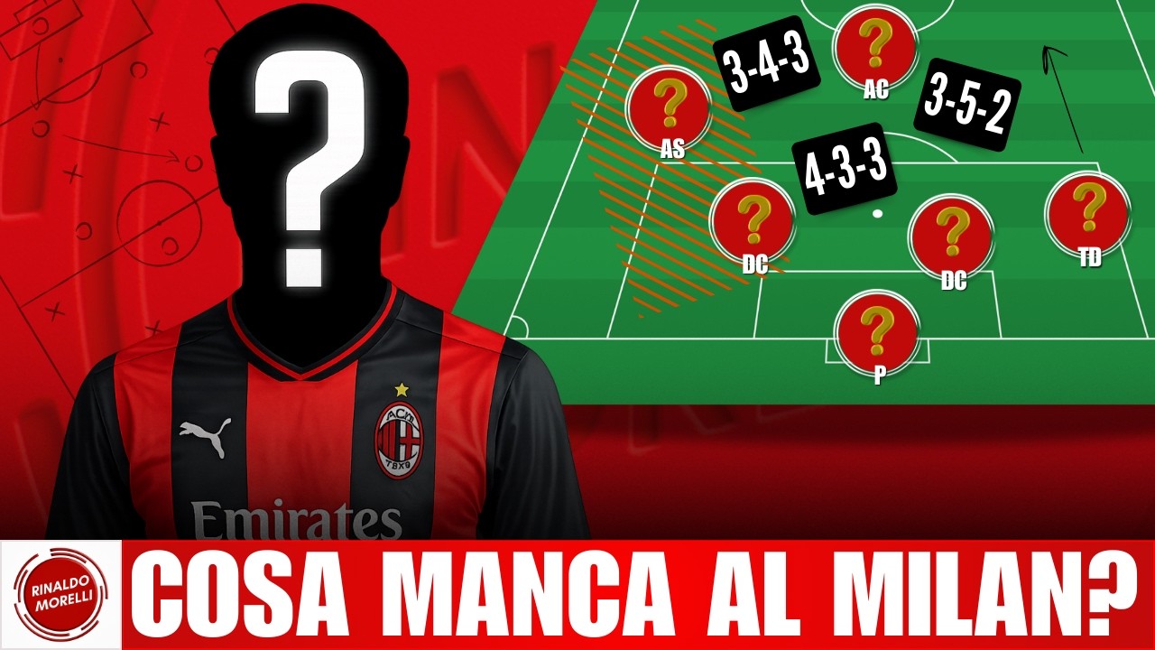 Cosa Manca DAVVERO al Milan? Rosa, Moduli e Mercato
