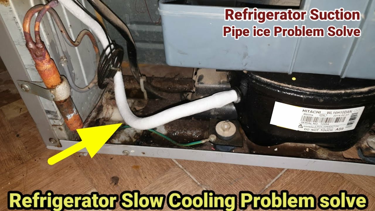 Refrigerator suction pipe ice problem solve|Refrigerator slow cooling problem solve