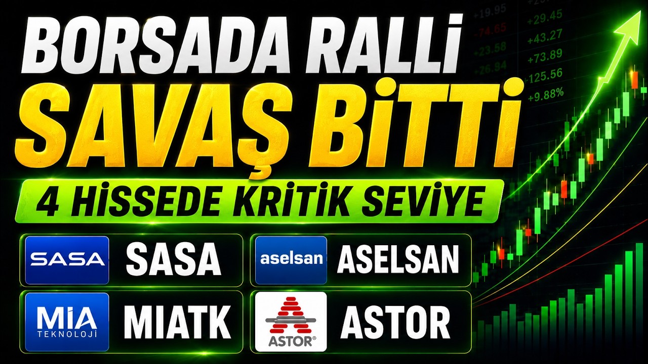 BORSADA RALLİ BAŞLADI! #aselsan #miatk #astor #SASA HİSSE TEKNİK ANALİZ - HİSSE YORUM #borsa ASTOR