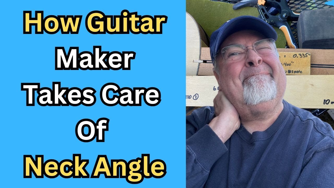 How Guitar Maker Controls Neck Angle | David Schramm Pro Luthier
