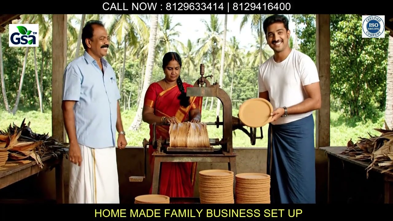 ARECA LEAF PLATE MAKING MACHINES BEST SALES & MARKETING EXPORTING PRODUCTS | BUSINESS IDEAS #food