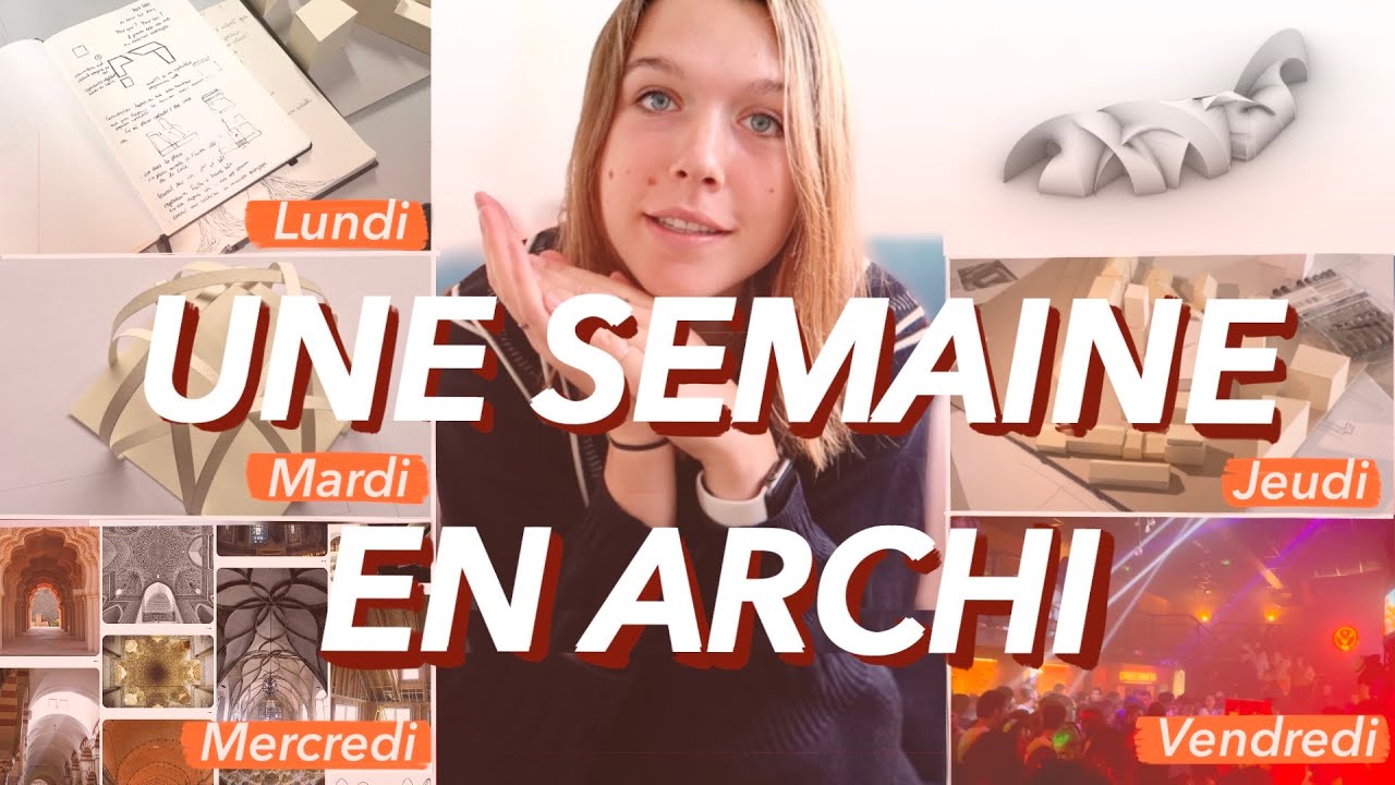 1 semaine en école d'architecture - la vie d'étudiante en architecture (vie étudiante, cours, ensa)