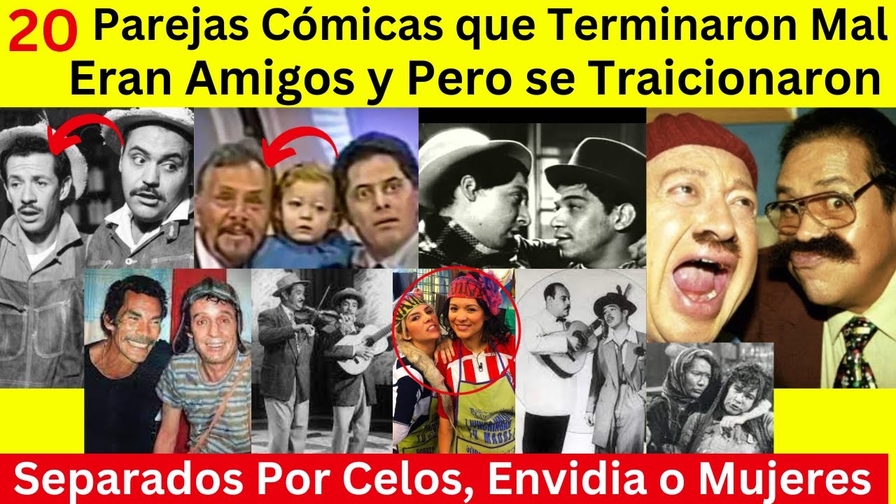 20 Parejas de Comediantes que Terminaron Enemistados