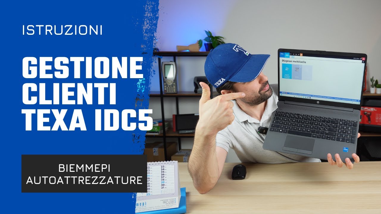 Registrazione Diagnosi e Gestione Clienti con il software TEXA IDC5 ambiente CAR