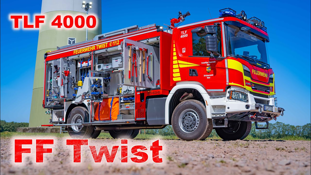 Freiwillige Feuerwehr Twist neues TLF 4000 // Schlingmann // Hänsch DBS 850