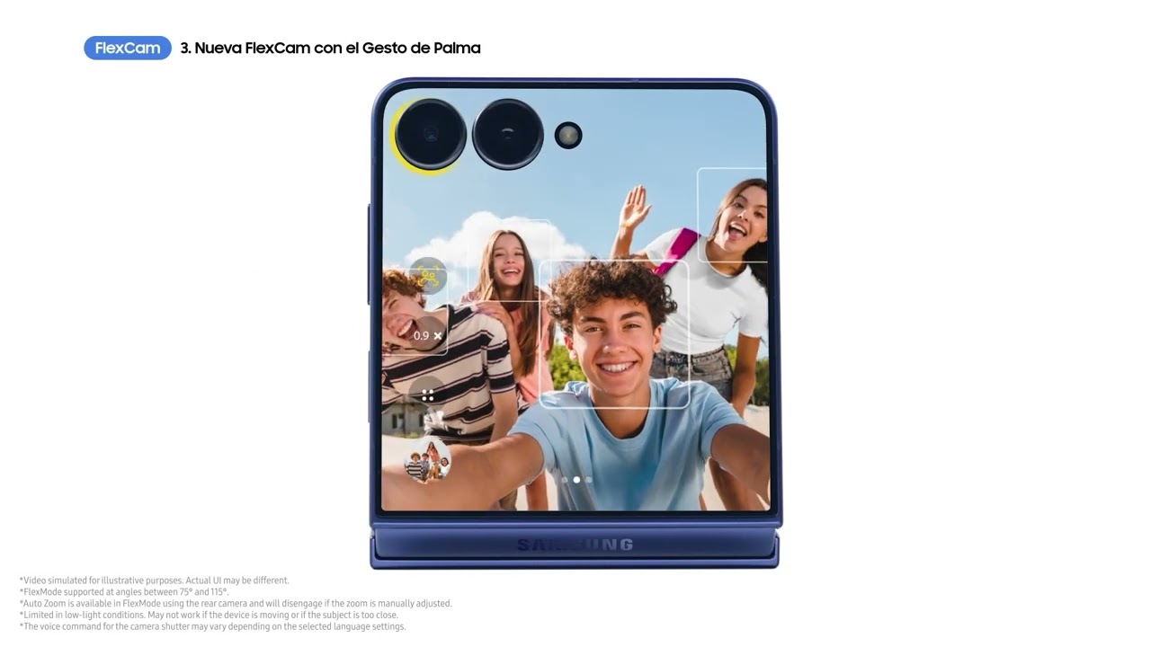 Cómo usar la FlexCam |​ Galaxy Z Flip7 | Samsung