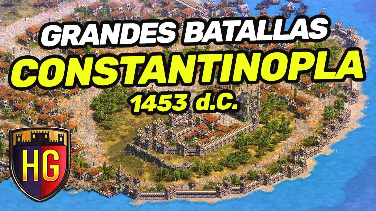 Batalla de CONSTANTINOPLA 1453 d.C. | Age of Empires 2