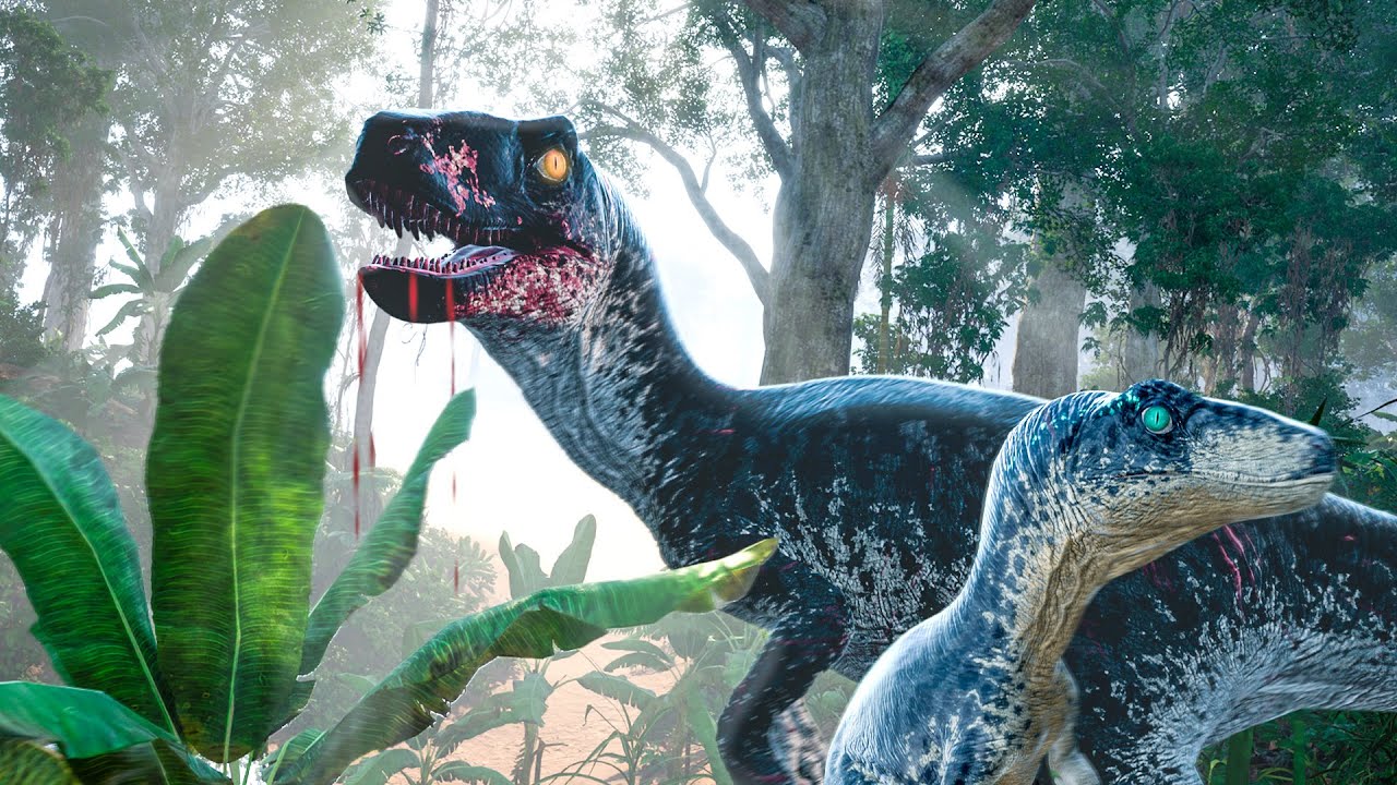 Solo Omniraptor on The isle...